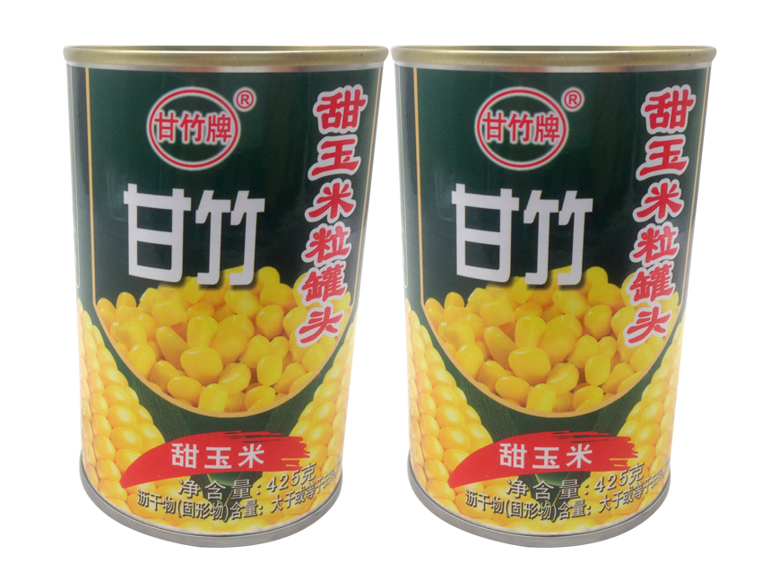 甘竹甜玉米粒罐头425g