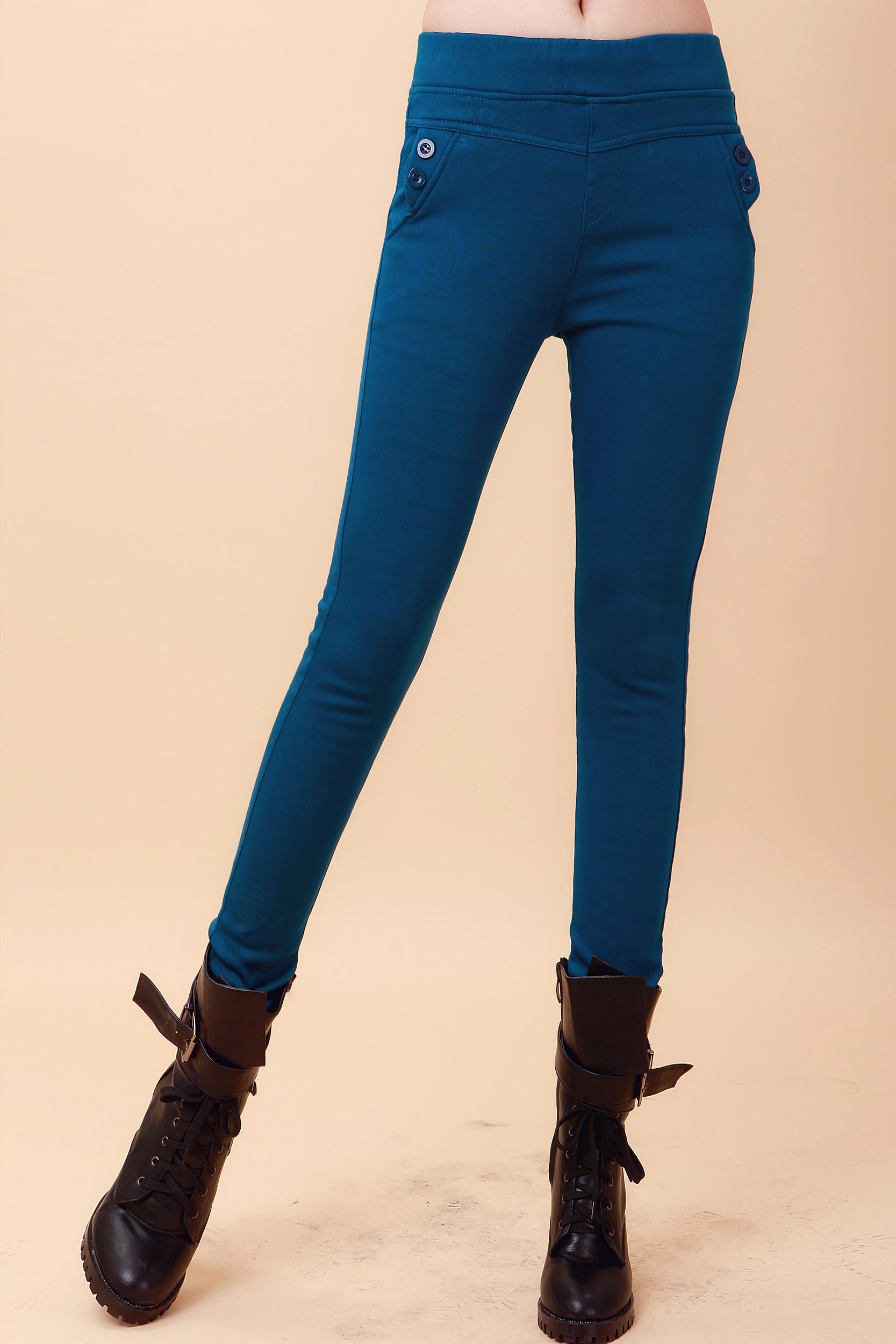 【星星】街头焦点阳关唯美简单大方尚百搭弹力修身糖果色加厚保暖打底