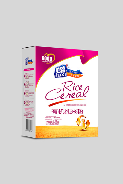 贝希宝宝营养米粉有机纯米粉 1段盒装 225g