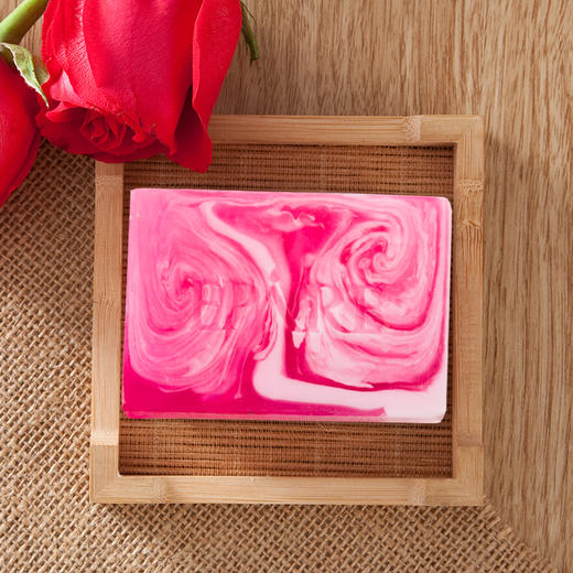 伊帕尔汗玫瑰精油漾花皂100g 手工皂官方旗舰店 商品图4