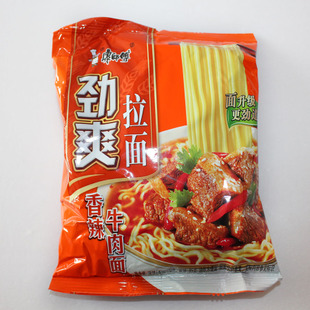 康师傅劲爽拉面香辣牛肉100g