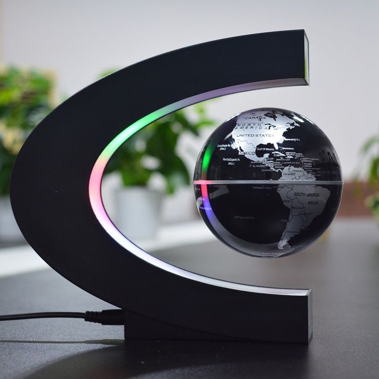 磁悬浮地球仪c型35寸办公室工艺品摆件新奇特高科技创意生日礼物