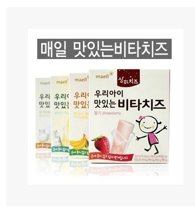 韩国每日乳业产有机婴幼儿专用无糖维他奶酪 草莓/香蕉/酸奶/原味