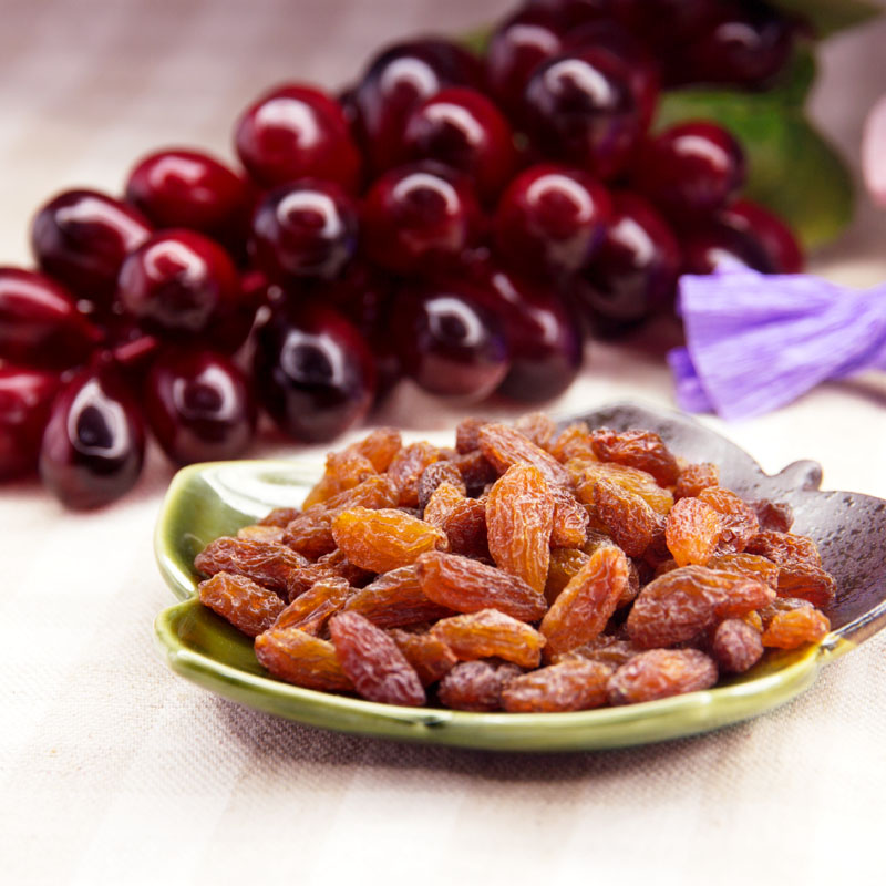 【百草味-玫瑰红葡萄干200gx2袋】零食新疆特产干果 红提子干