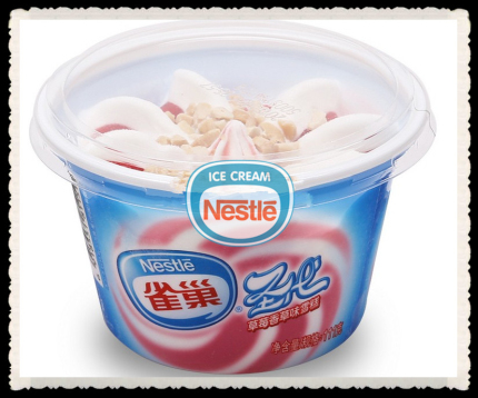 雀巢草莓香草口味大圣代杯111g