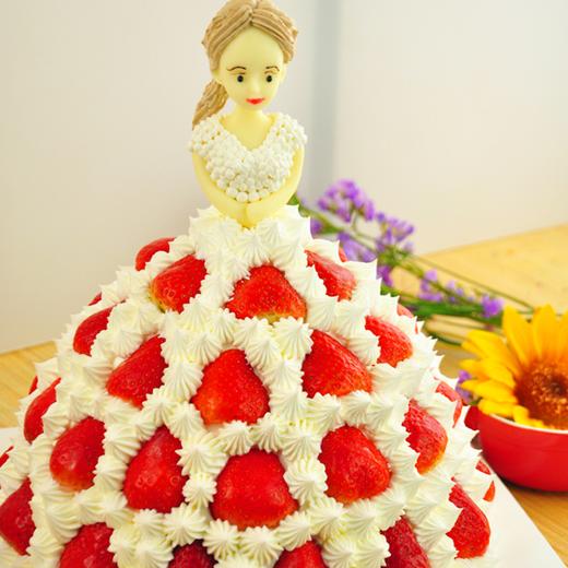 莓丽芭比 芭比公主生日蛋糕 商品图0