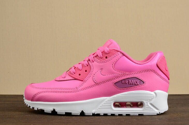 耐克air max90 全皮 粉色 36-39