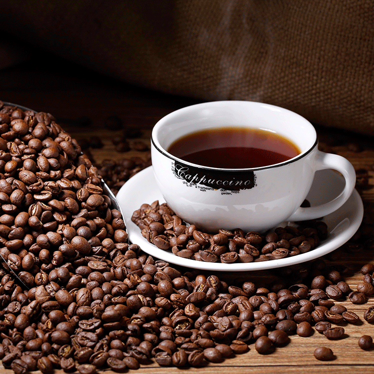 奇象精选小粒咖啡豆 新鲜烘焙 可中 深度烘焙小园豆 454克