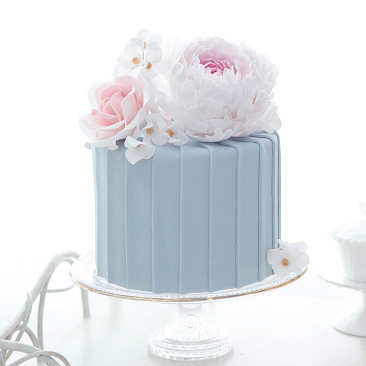 翻糖蛋糕花朵蛋糕8寸