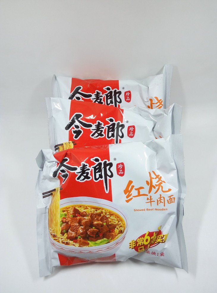 今麦郎红烧牛肉面