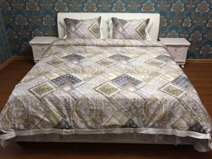 梦洁家纺 长绒棉印花四件套一往事 专柜正品