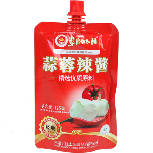 草原红太阳蒜蓉辣酱125g