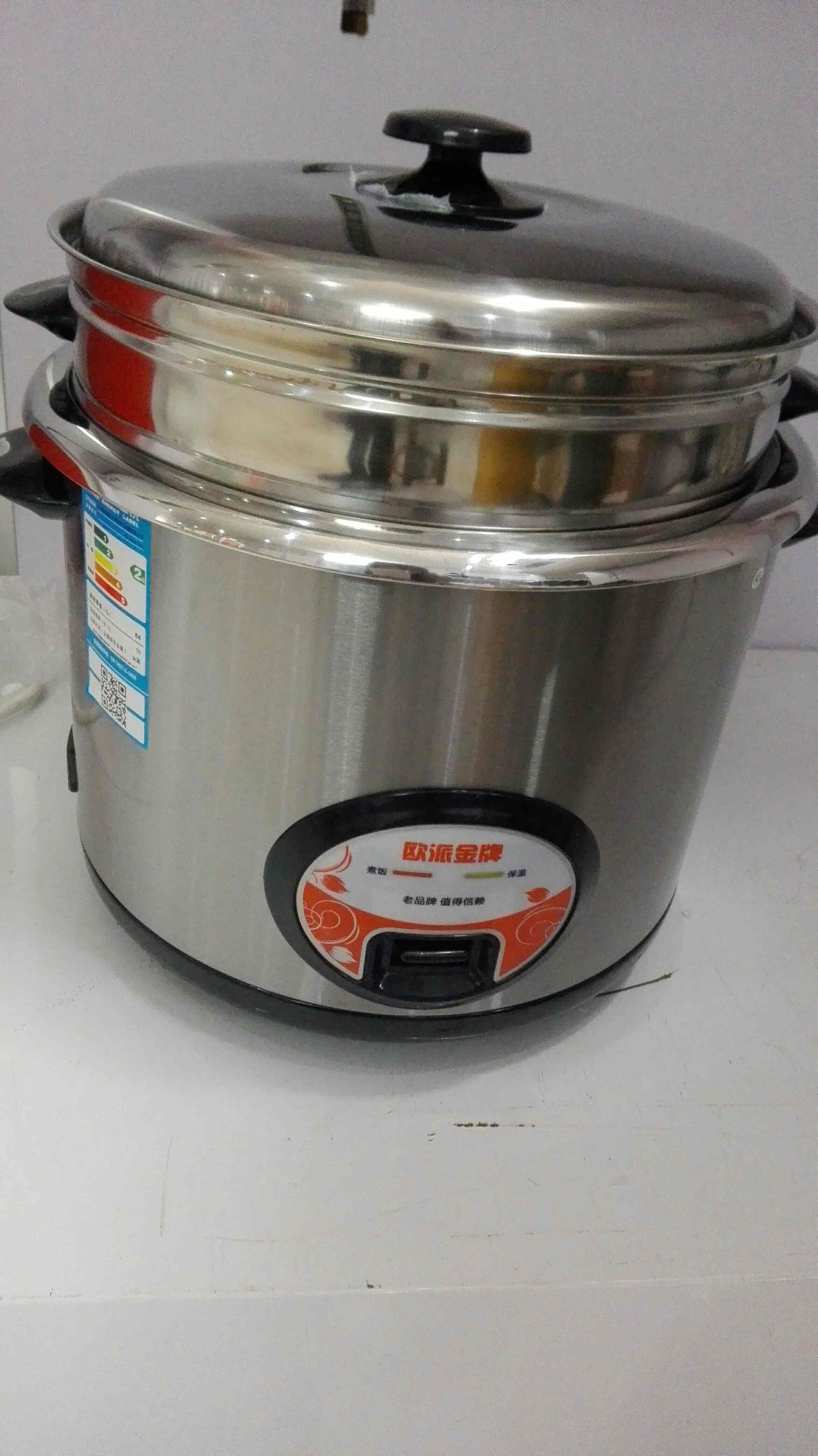 欧派金牌 双层全自动电饭煲1000w 黑色