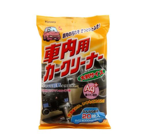 日本进口 车窗防雾湿巾10枚+车窗防雨湿巾10枚+车用清洁湿巾20枚（送FM93定制急救包） 商品图1