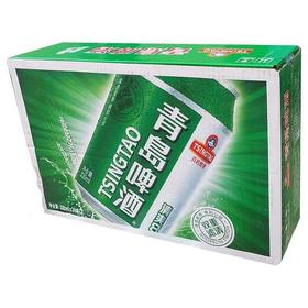 青岛啤酒清爽8度拉灌装330ml *24罐整箱