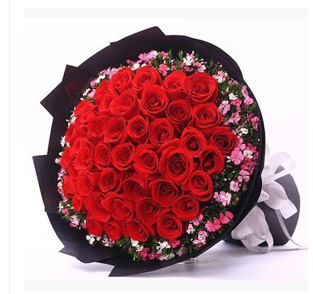 36朵精致包装红玫瑰 - 风尚鲜花店