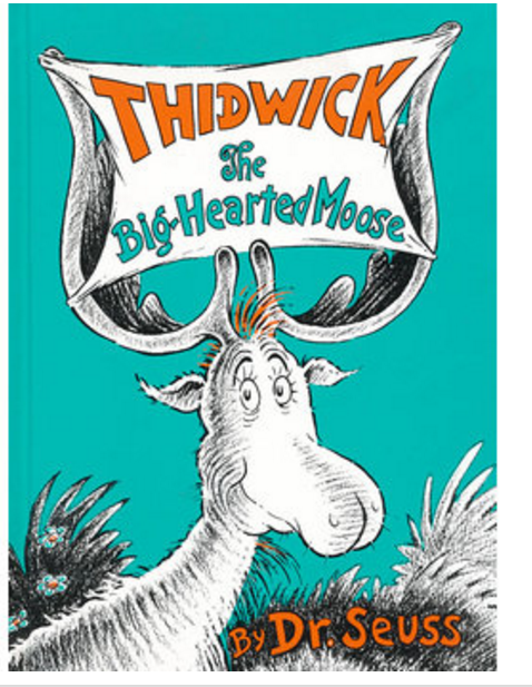 a moose gives a bingle bug a ride on his horns, heunwillingly