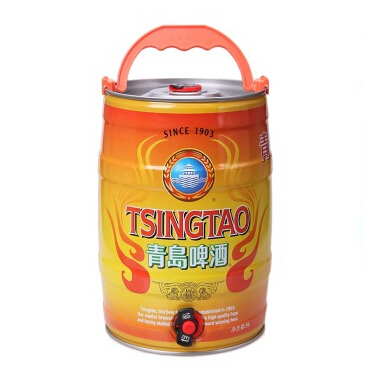 青岛啤酒(tsingtao) 10度燃情5l桶
