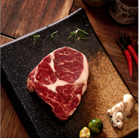 澳洲和牛m7/8级肋眼肉(98.5元100克,每块约250克)