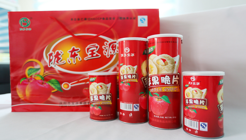 【陇东宝源】庆阳土特产 苹果脆片礼盒装