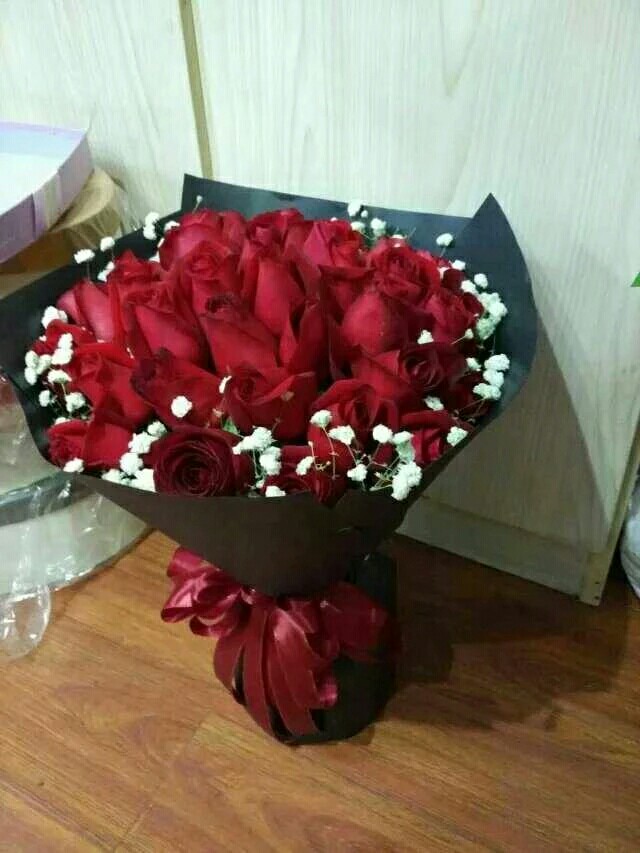 36朵红玫瑰,情人节鲜花预订,西安市内包邮