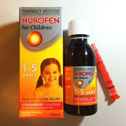 澳洲nurofen 1-5岁诺洛芬 儿童感冒止痛快速退