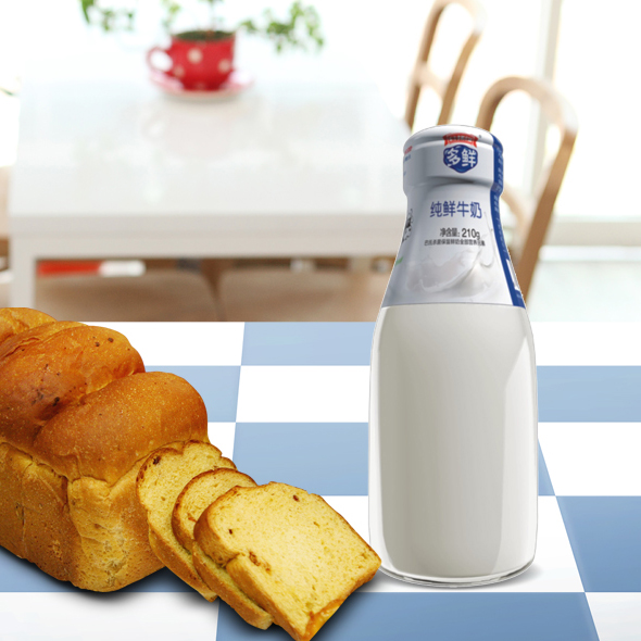 【多鲜放心订】 210g/瓶×30天,整月订每天配送(高品纯鲜牛奶)