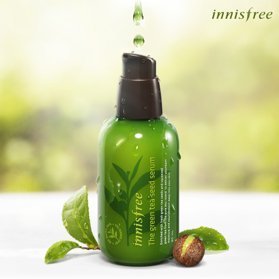 包邮悦诗风吟绿茶籽精华小绿瓶80ml