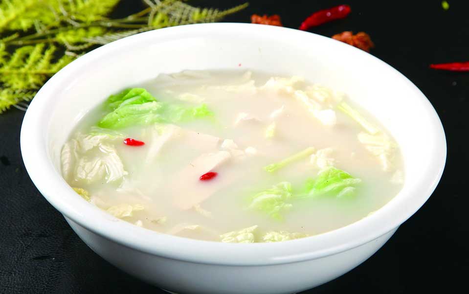 白菜豆腐汤