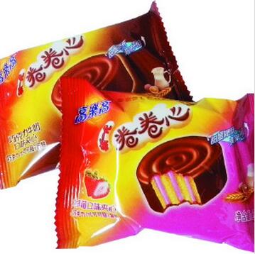 高乐高卷卷心 巧克力牛奶味28g