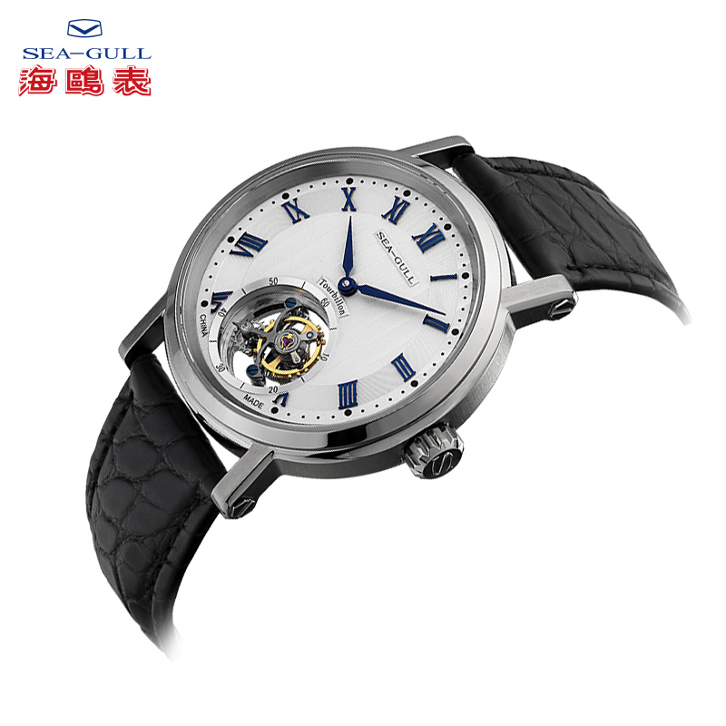 海鸥seagull陀飞轮手动机械男表d818.600