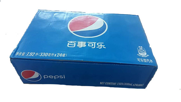 百事可乐一箱(330mlx24罐)