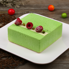 青苹果慕斯蛋糕 水果蛋糕 green apple