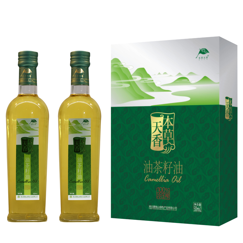 油茶仔冷榨油500ml*2豪华礼盒