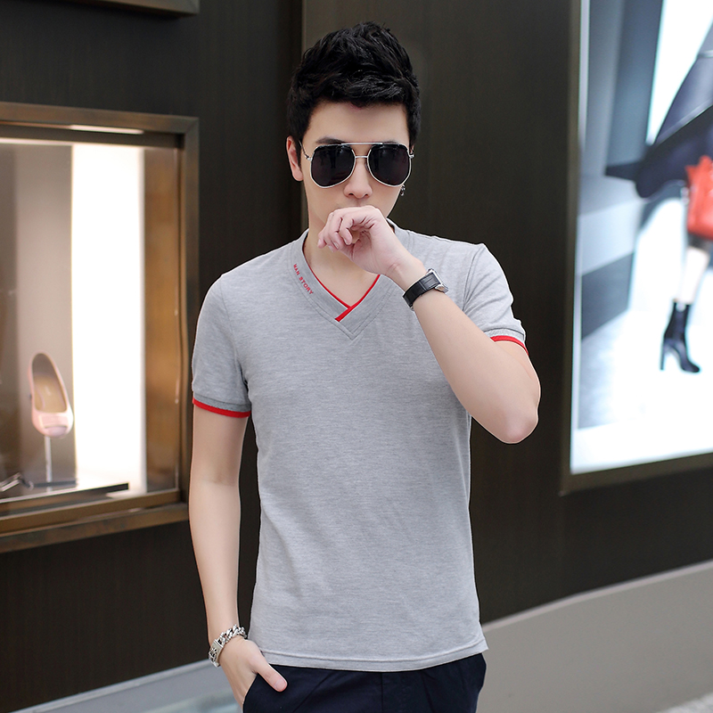 寒冰紫雨 夏季男士短袖t恤 短裤套装 体恤衫夏装男士休闲裤子 上衣服