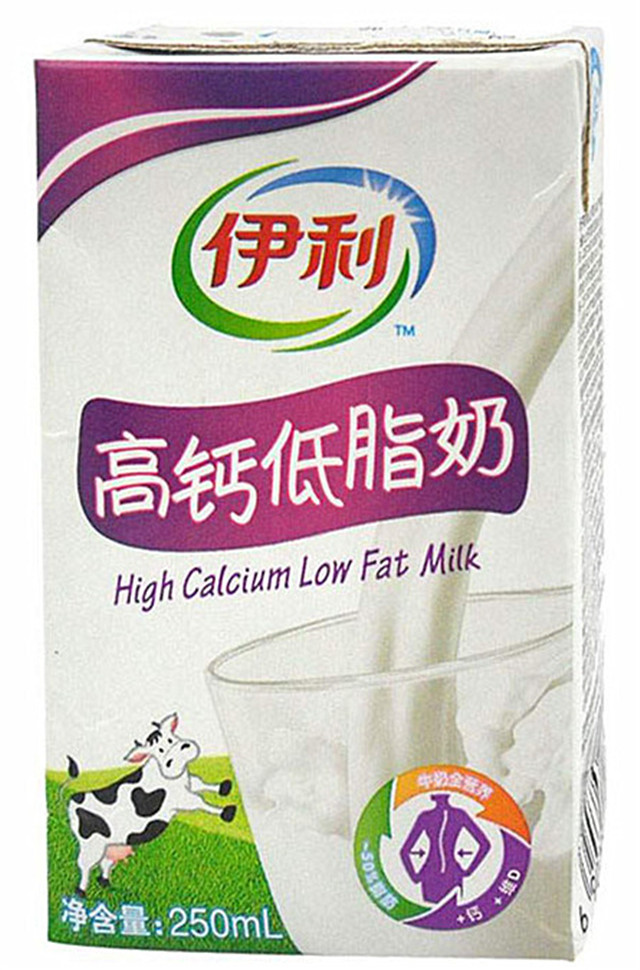 伊利 高钙低脂奶 250ml