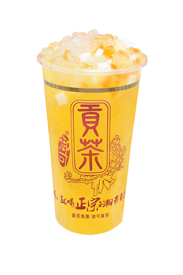 芒果寒天绿茶