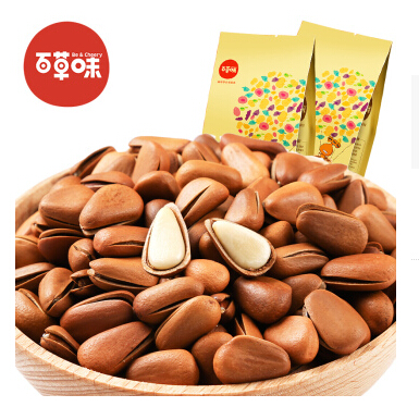百草味 东北松子 200g