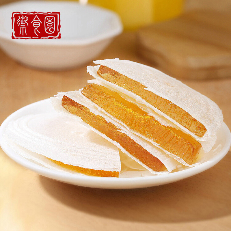 御食园水果味茯苓夹饼400g 糕点小点心 好吃的小包装休闲零食