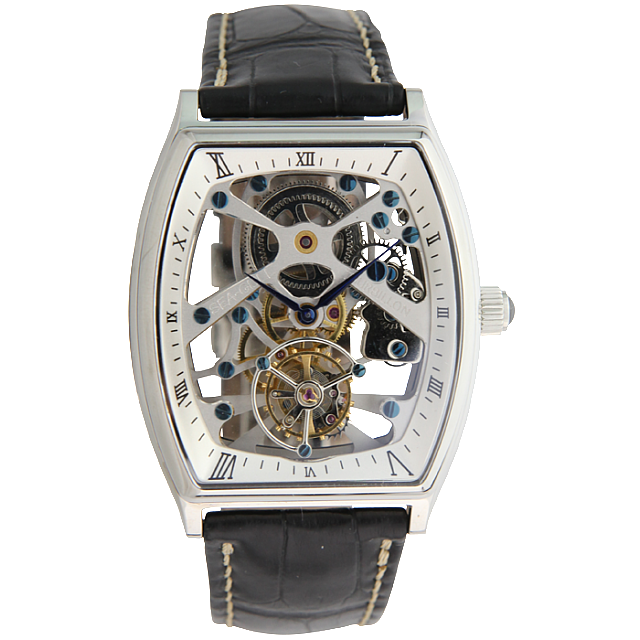 海鸥酒桶形镂空陀飞轮表st8210sk