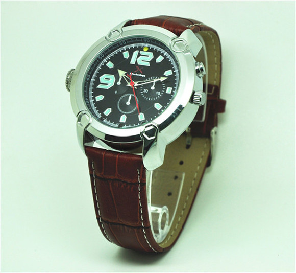 264 高清led夜视摄像手表304 5m防水咪头 led灯照明 - 监听针孔定位