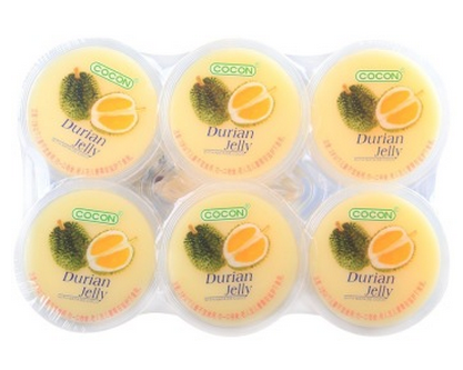 可康牌榴莲味果冻(含椰纤果)118克*6杯