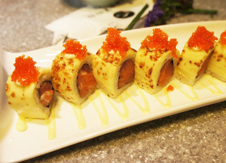 芝士三文鱼反卷