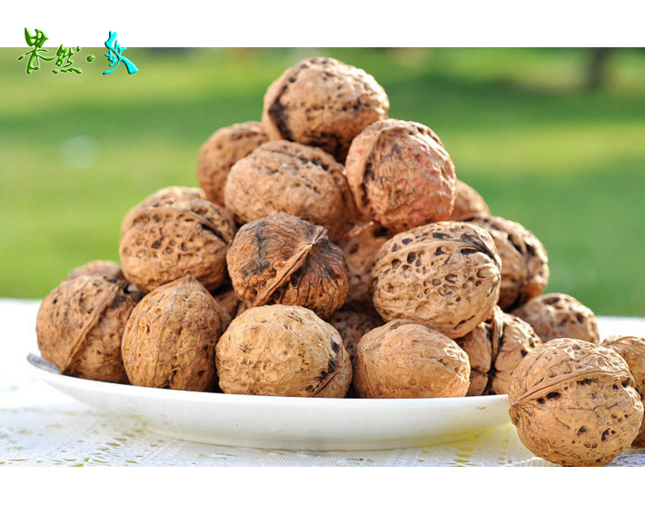 云南薄壳皮核桃 坚果黑桃