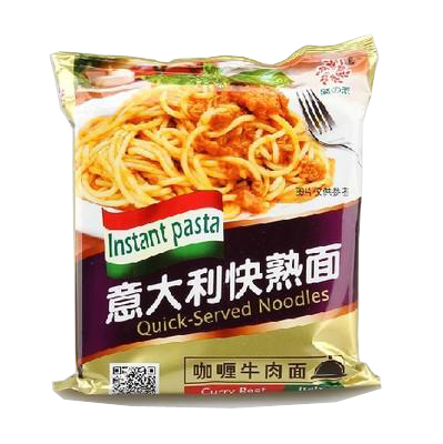 国有好味出口品质 盛之禾意大利快熟面黑胡椒牛肉味135克