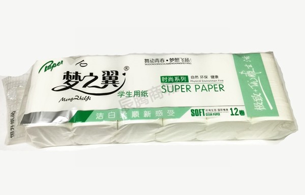 梦之翼卫生纸学生用纸 12卷【即时送】