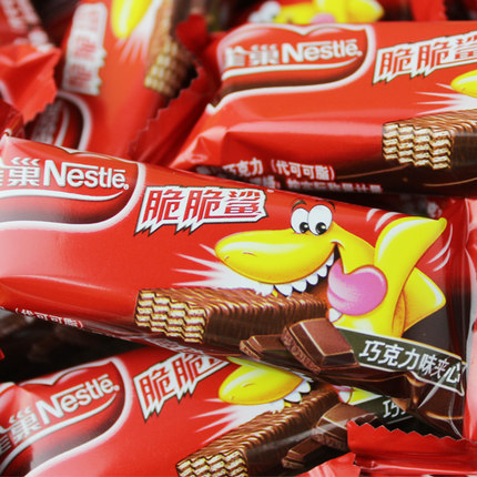 雀巢 脆脆鲨 威化巧克力 巧克力味夹心 饼干 20克/条～640克/盒 独立