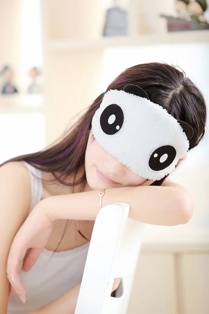 【眼罩】睡眠睡觉可爱卡通遮光冰敷便携式热敷熊猫眼罩冰眼罩