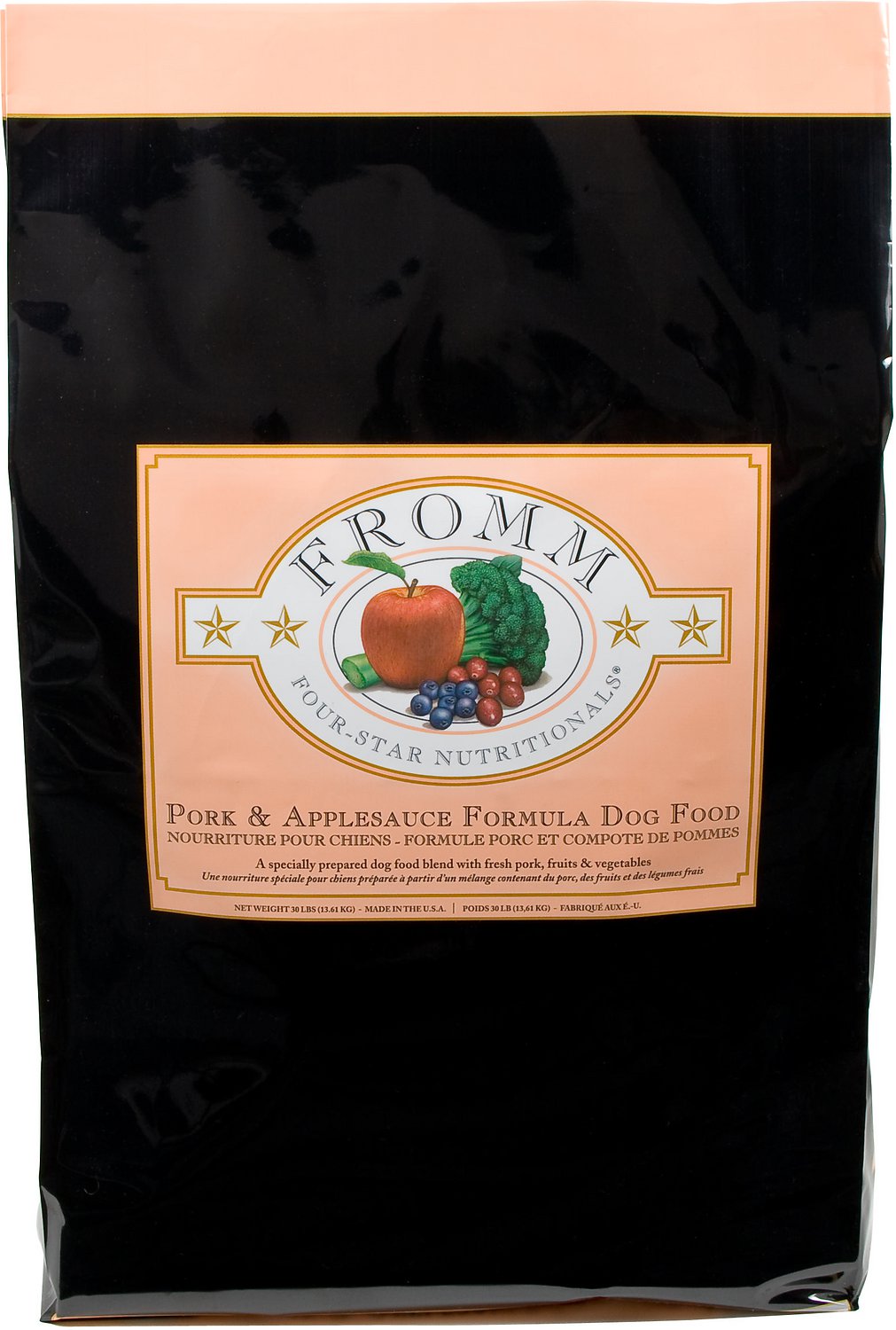 fromm福摩狗粮猪肉苹果酱无谷配方全犬粮 15磅