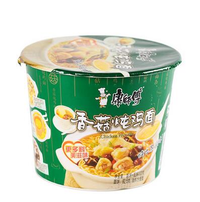桶装康师傅香菇炖鸡面